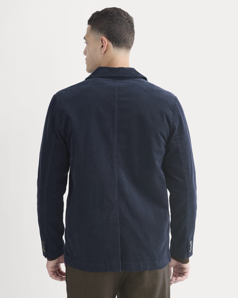 Fine Wale Corduroy Chore Blazer |  Navy