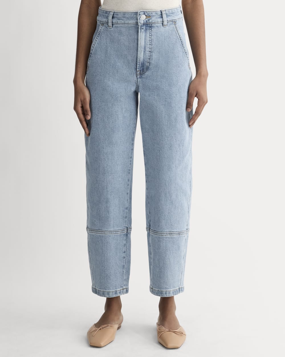 The Utility Barrel Pant | Light Indigo | Regular
