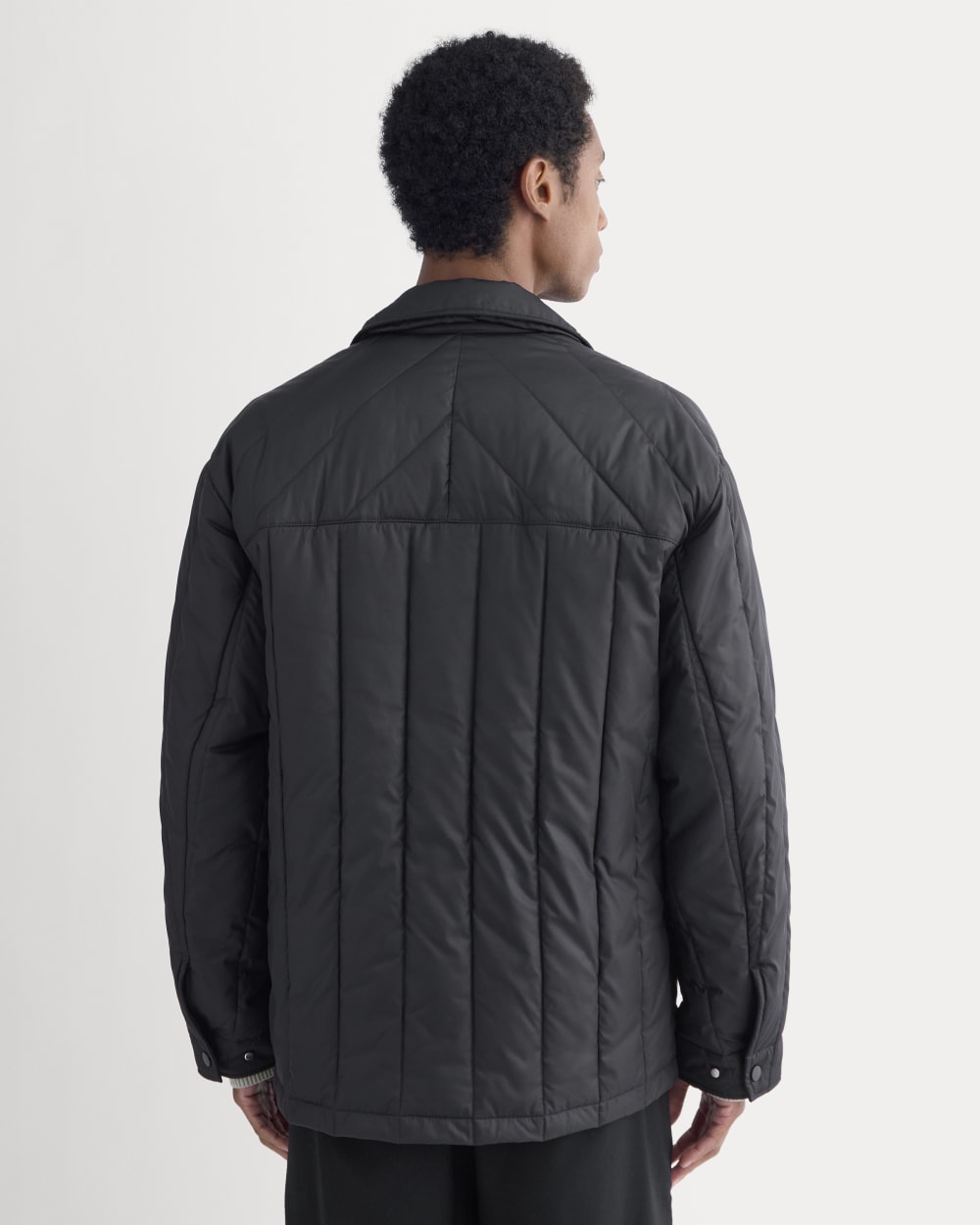 ReNew Vertical-Quilted Jacket |  Black