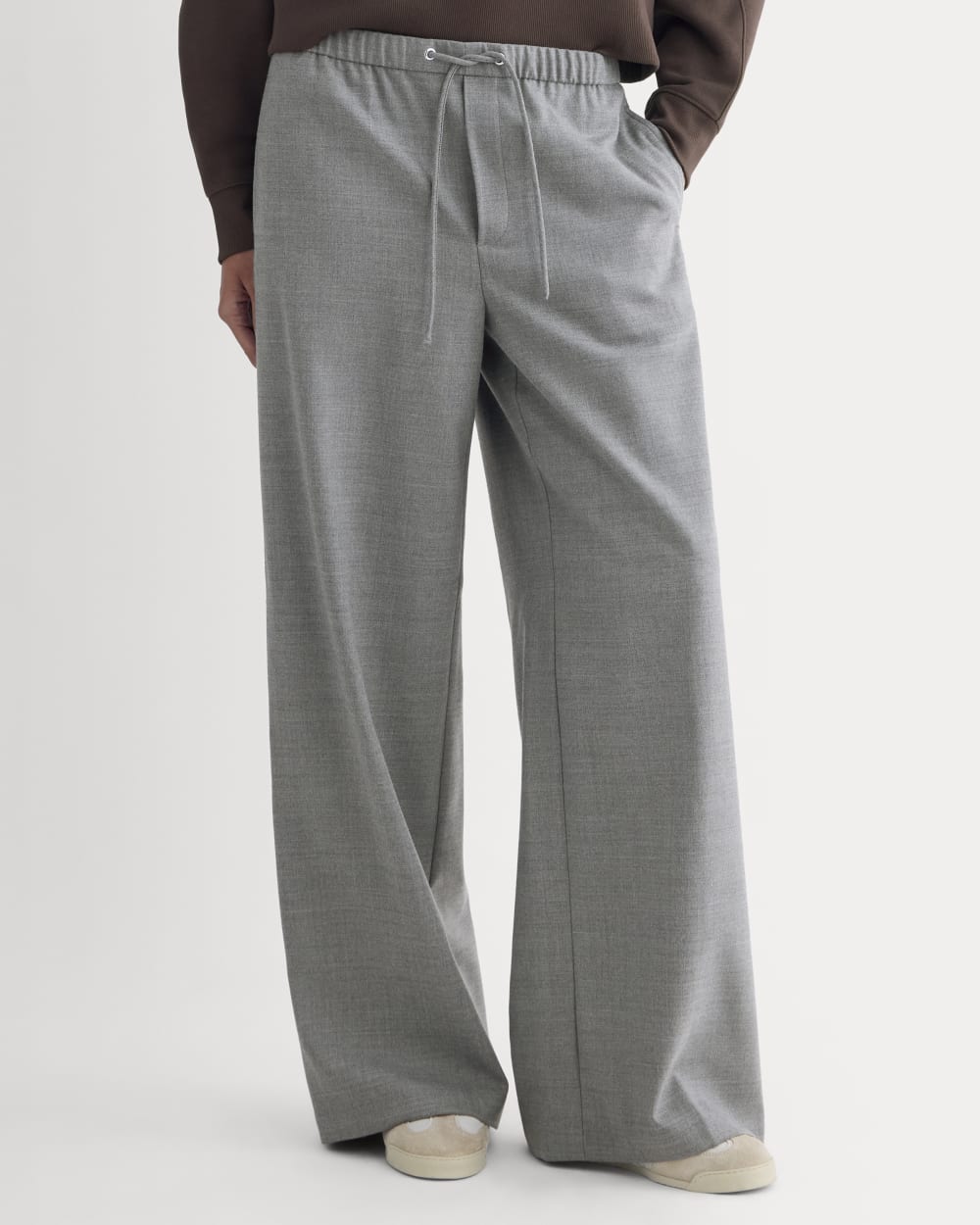 Pull-On Trouser in Tailor Twill | Heather Graphite