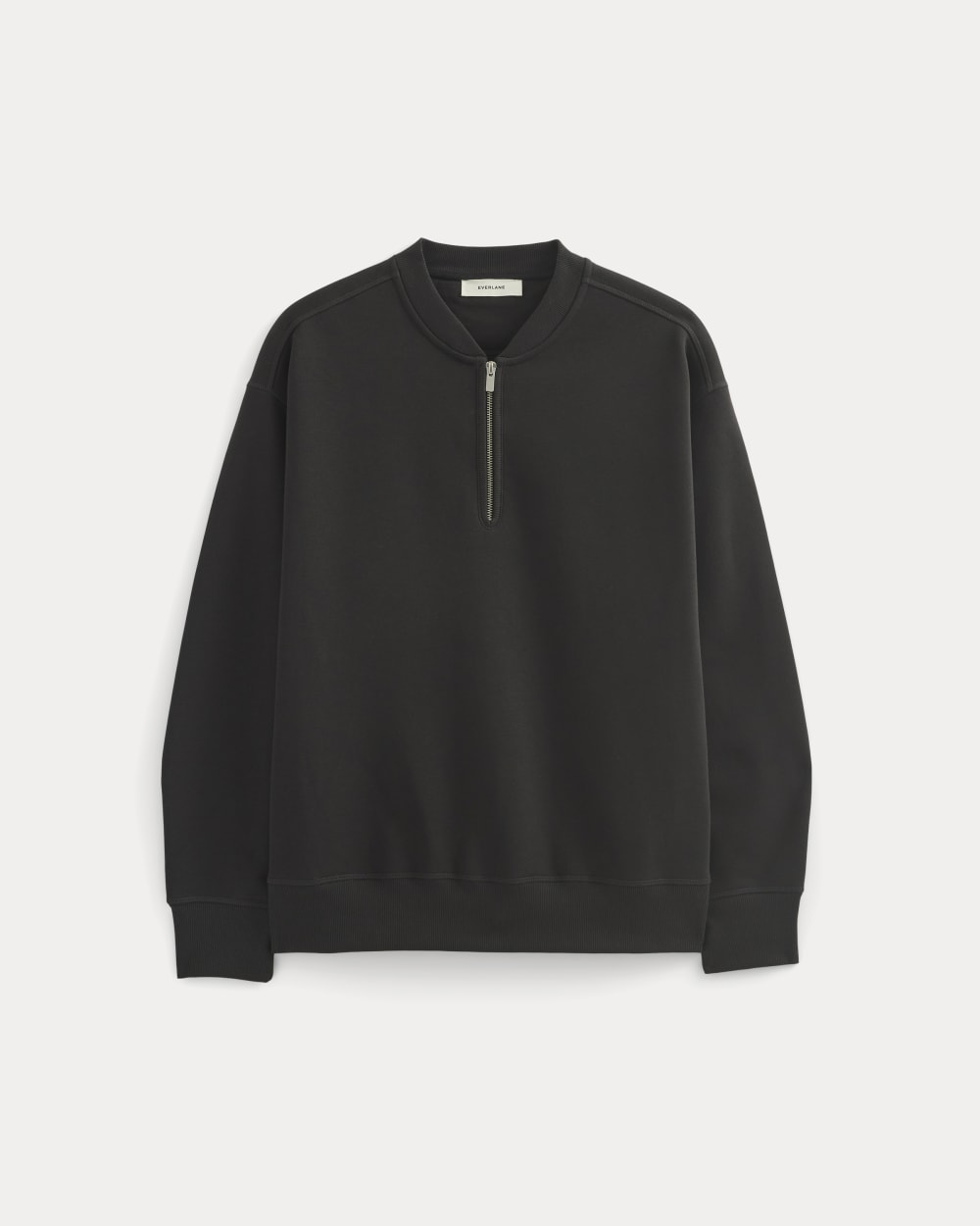 Luxe Fleece Half-Zip Pullover |  Black