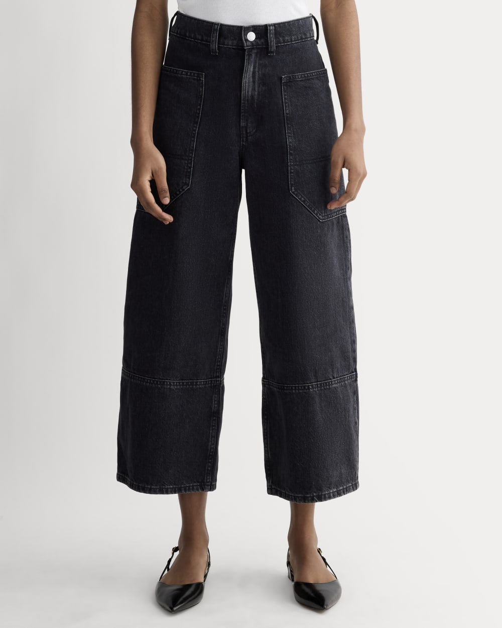 The Way-High® Gardener Cropped Jean | Washed Black