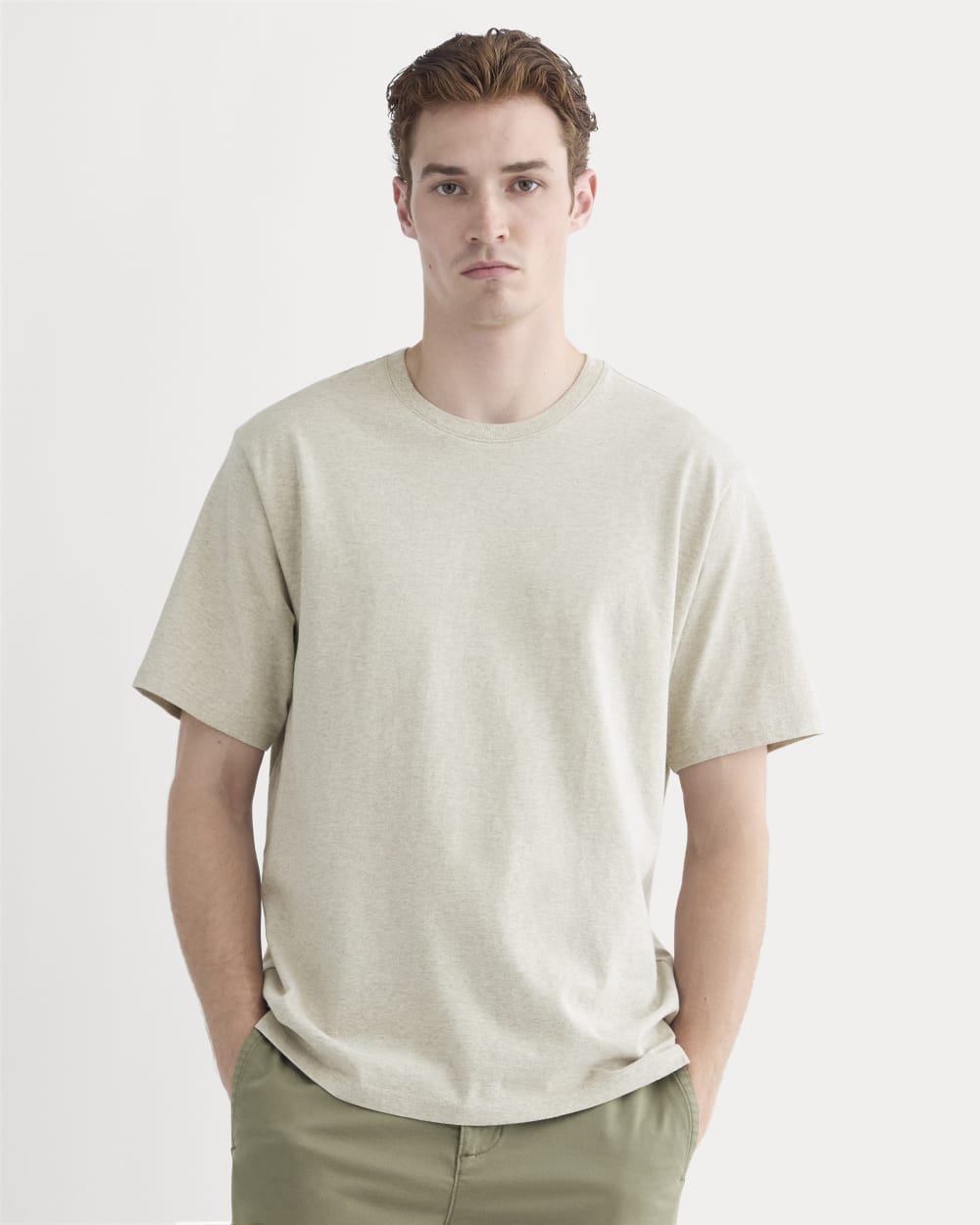 Relaxed Classic Tee | Heathered Oatmeal