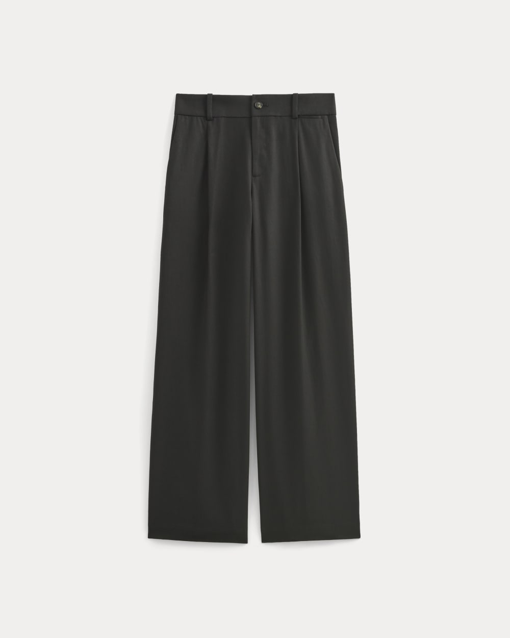 Wide-Leg Trouser in Buttersmooth | Black | 30" Inseam