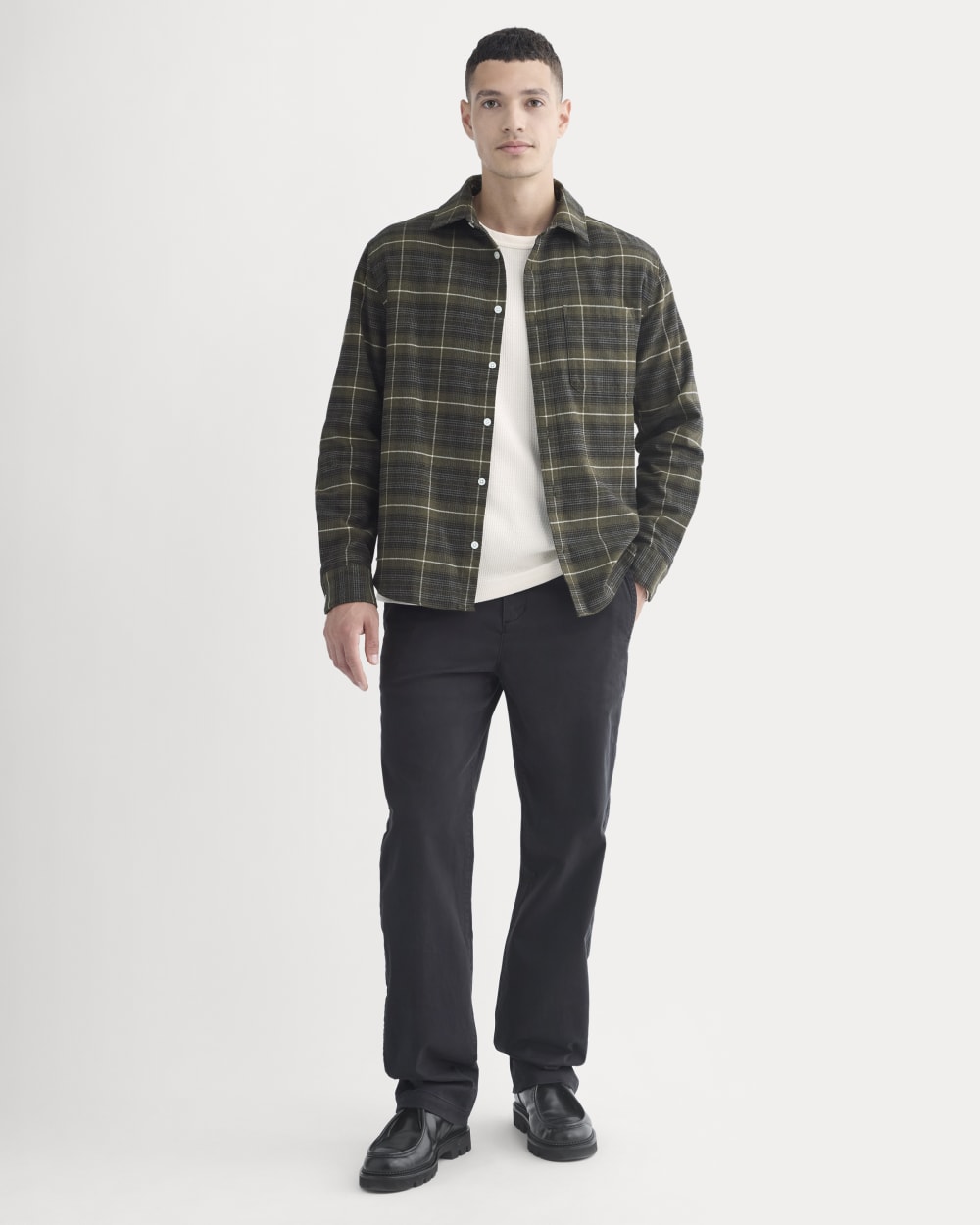 Brushed Flannel Shirt | Heather Beech