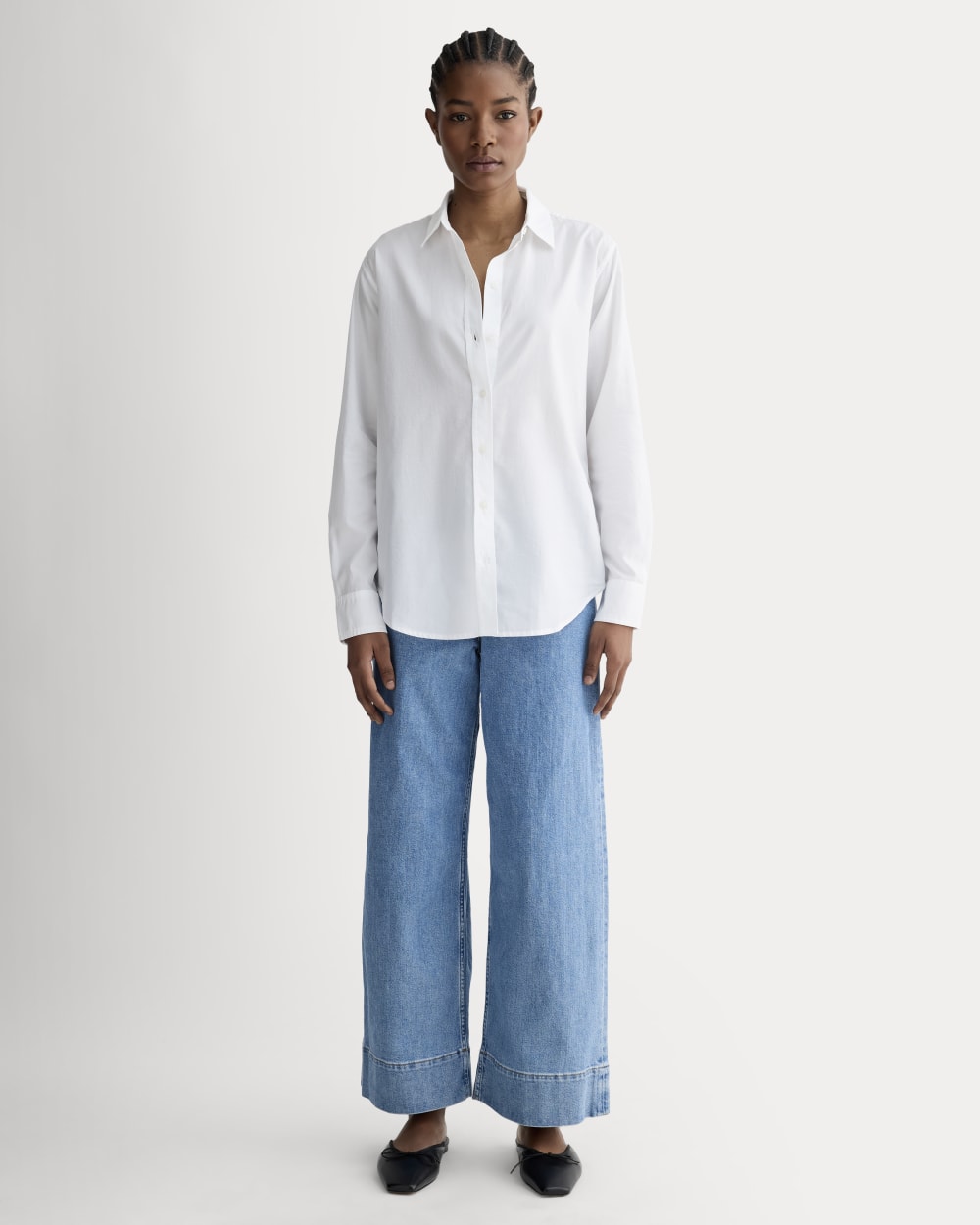 The Must-Have Shirt in Silky Cotton | White
