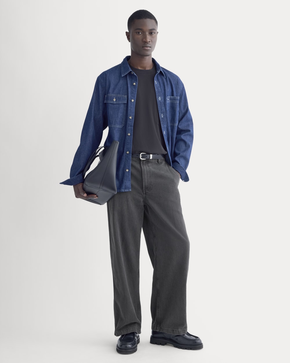 Baggy Rigid Jean | Washed Black | 29"