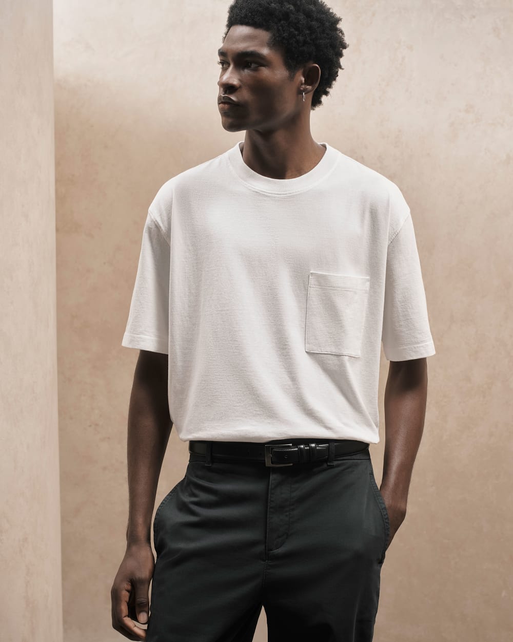 Relaxed Fit Chino |  Black