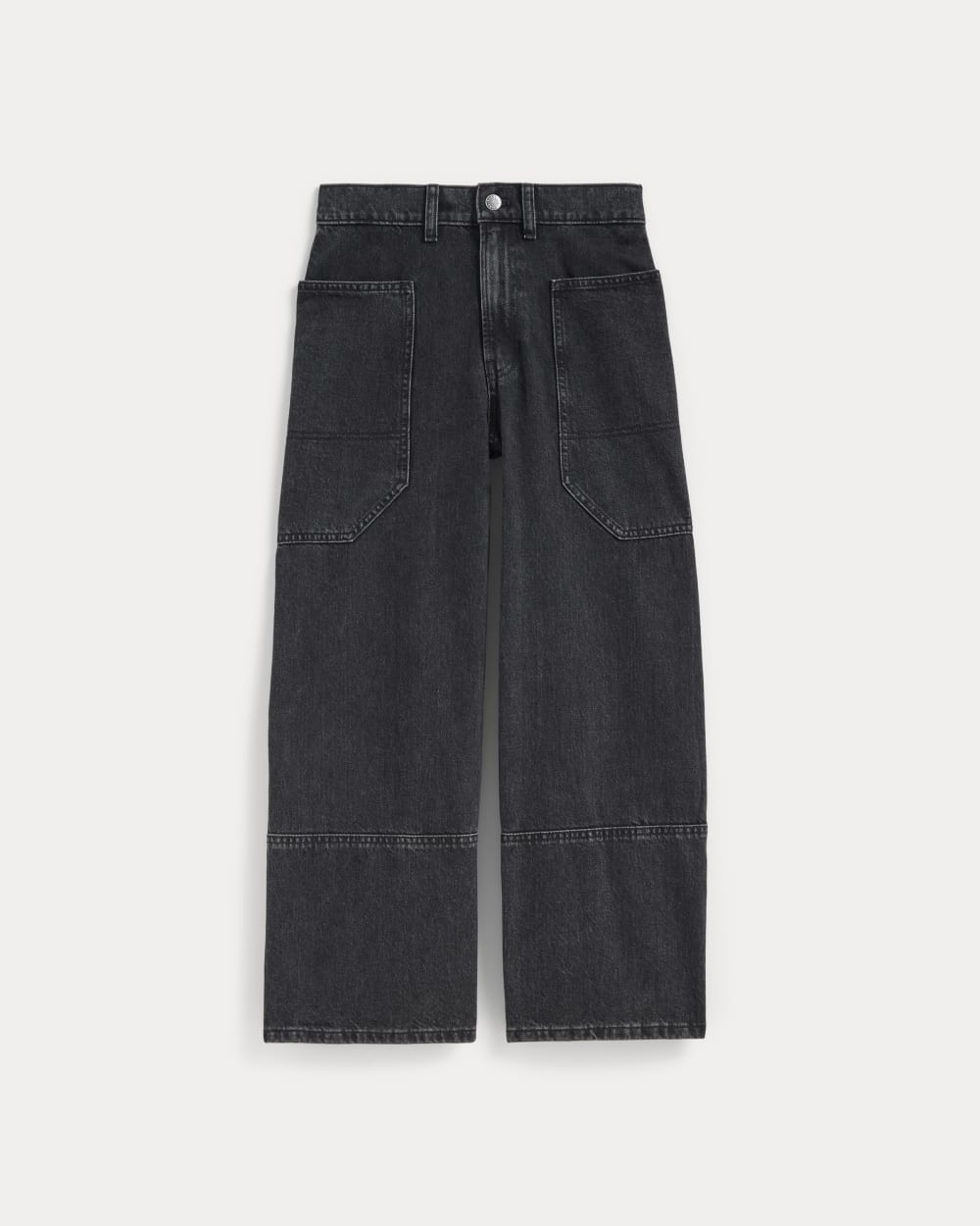 The Way-High® Gardener Cropped Jean | Washed Black