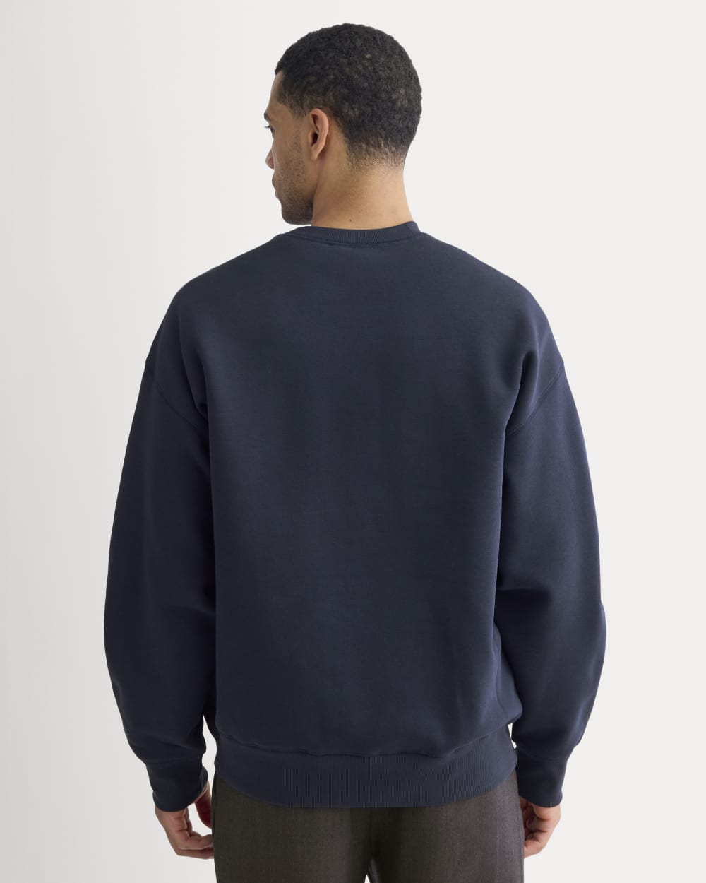 Luxe Fleece Crew Pullover |  Navy