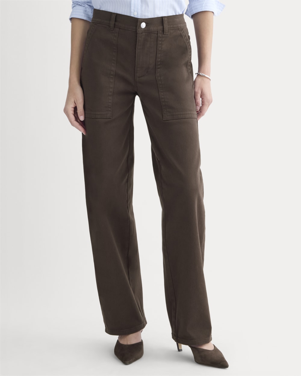 Utility Column Pant | Dark Chocolate