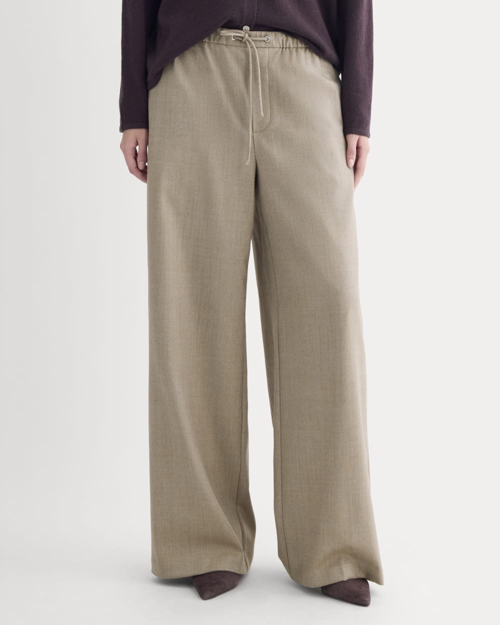 Pull-On Trouser in Tailor Twill | Light Taupe