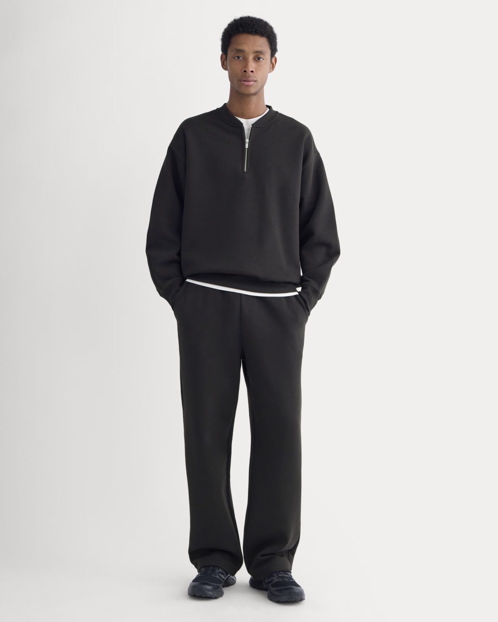 Luxe Fleece Pull-On Sweatpant |  Black