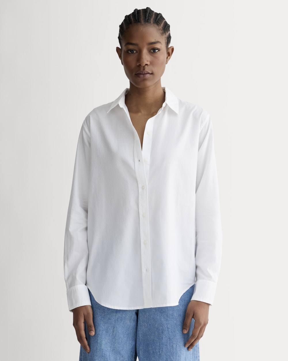 The Must-Have Shirt in Silky Cotton | White
