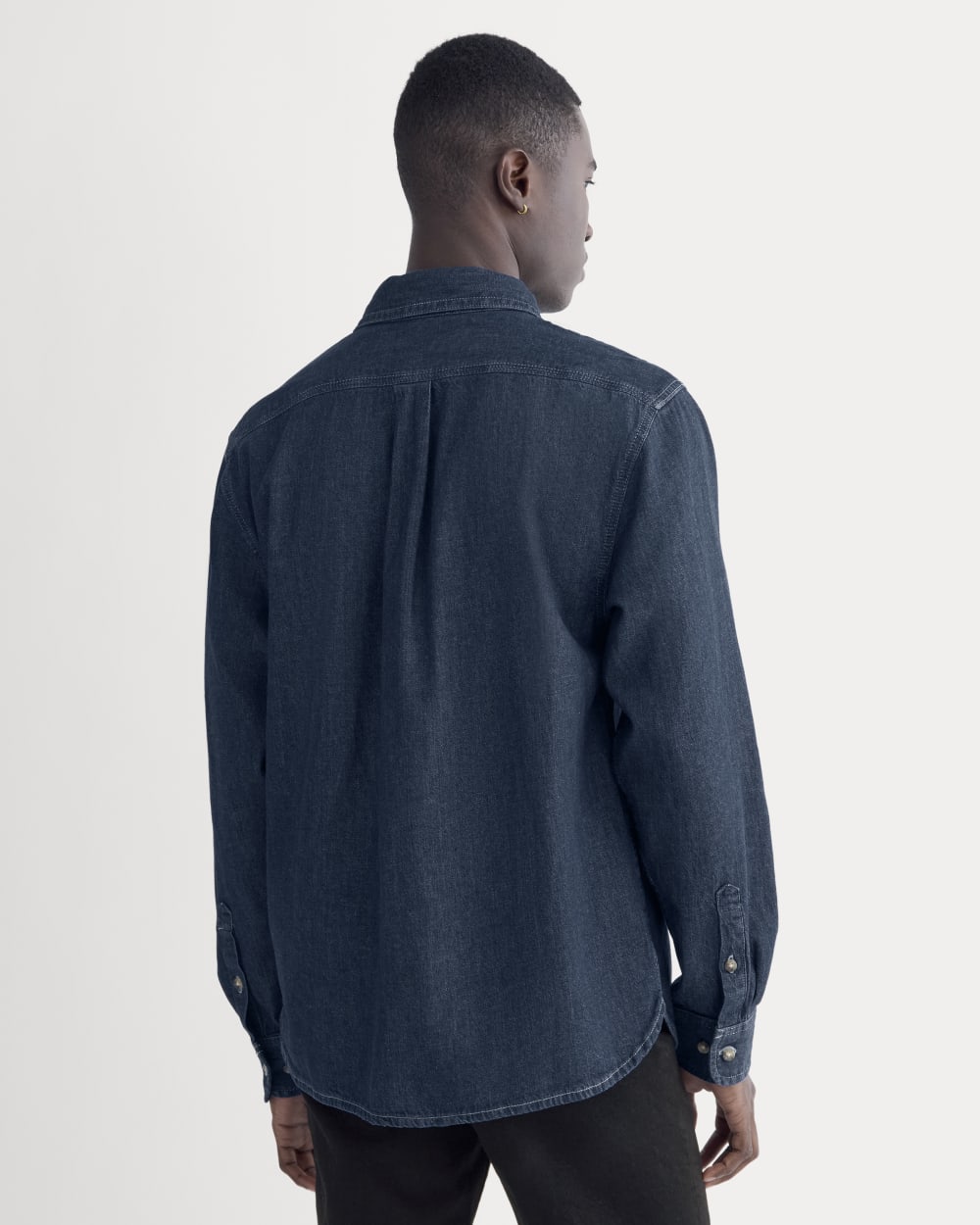 Denim Utility Shirt | Dark Indigo