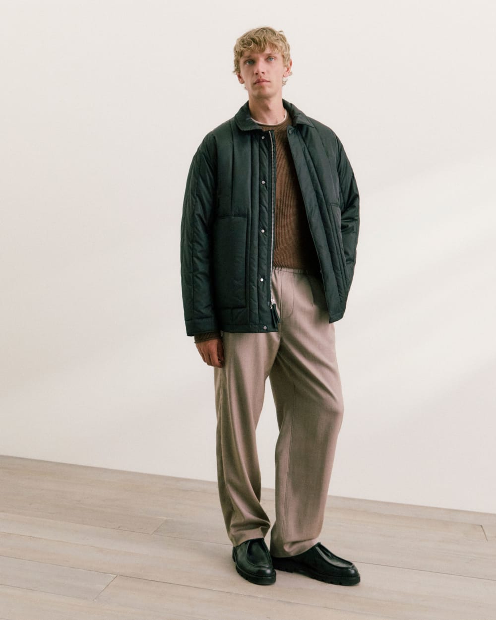 ReNew Vertical-Quilted Jacket |  Black