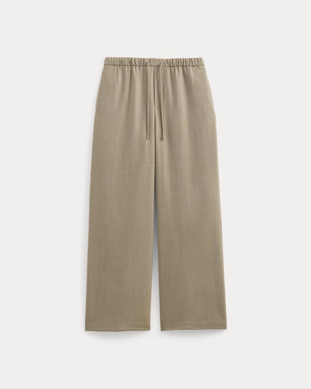 Pull-On Trouser in Tailor Twill | Light Taupe