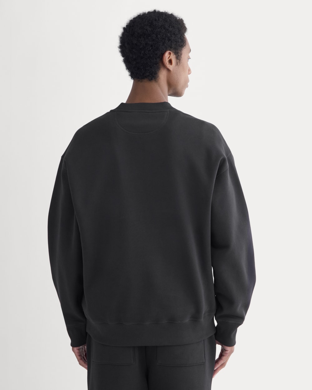 Luxe Fleece Half-Zip Pullover |  Black