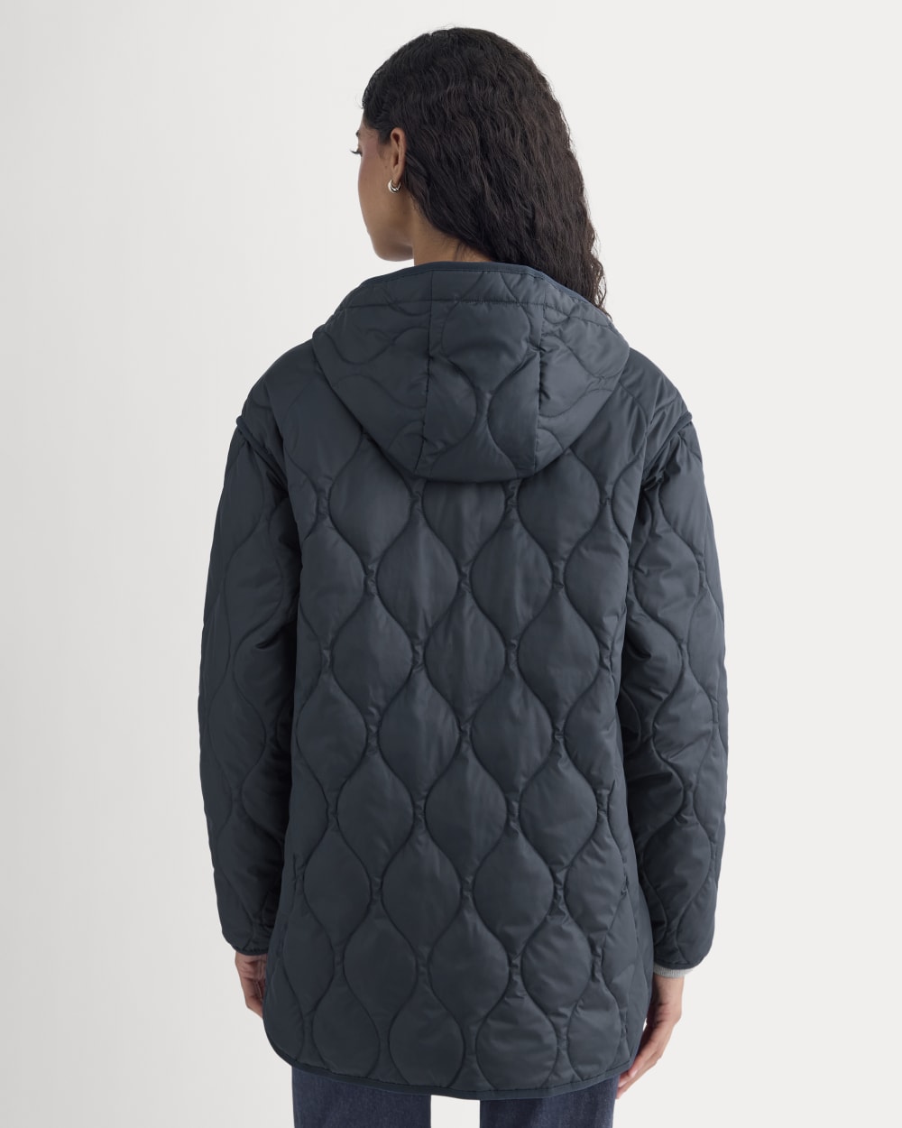 ReNew Quilted Hooded Liner | Navy