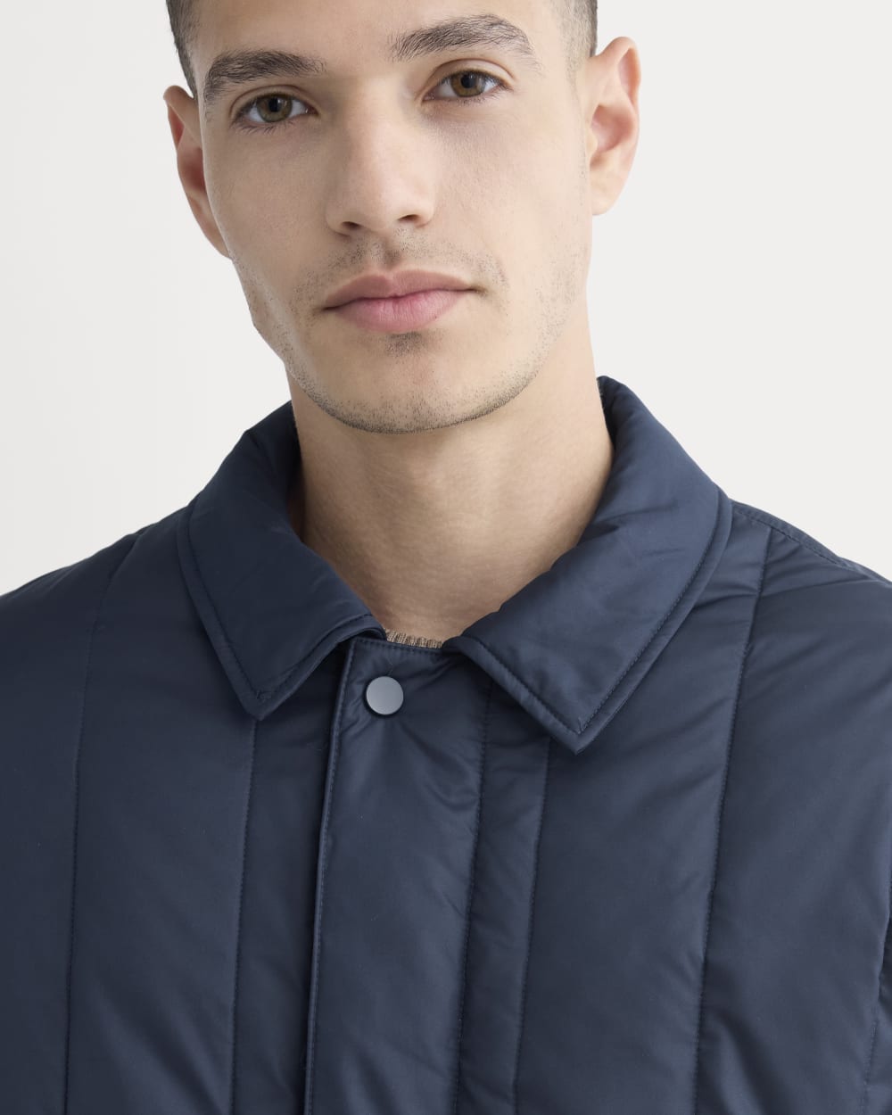 ReNew Vertical-Quilted Jacket |  Navy